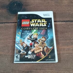 LEGO Star Wars The Complete Saga Nintendo Wii Video Game Complete Disc Case